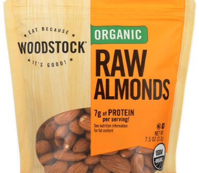 Almonds Raw Org - 7.5 OZ (case of 8) For Discount