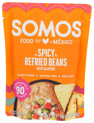 Beans Refried Spicy - 10 OZ (case of 6) For Discount