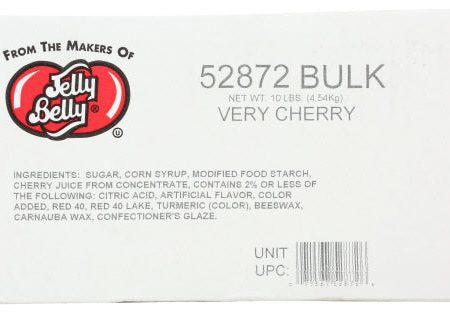 Jelly Bean Very Cherry - 10 LB (Case of 1) Supply