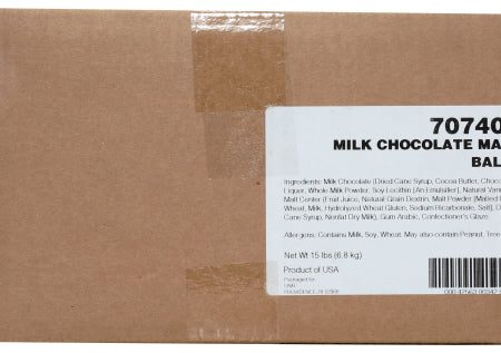 Malt Balls Mlk Chocolate - 15 LB (Case of 1) Hot on Sale