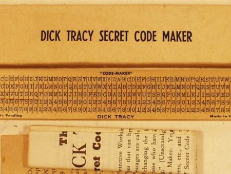 Dick Tracy Secret Code Maker Sale