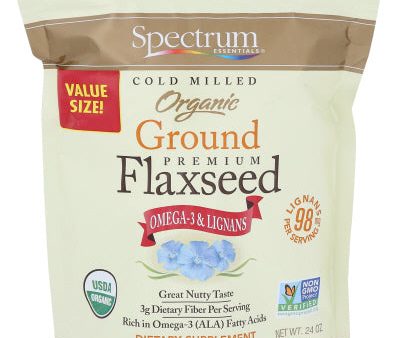 Flax Seed Grnd Vsize Org - 24 OZ (case of 1) on Sale