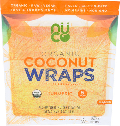 Wrap Ccnut Turmeric Org - 2.47 OZ (case of 12) Hot on Sale