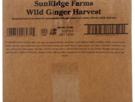 Trail Mix Wild Ginger Harvest - 16 LB (Case of 1) Online Hot Sale