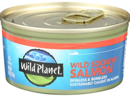 Salmon Sckeye Wild - 6 OZ (case of 12) Online