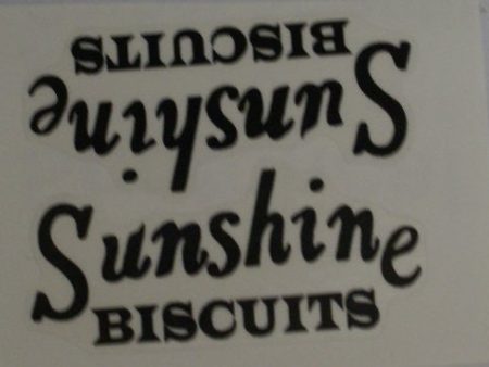 Sunshine Biscuits Truck Decal Black Fashion