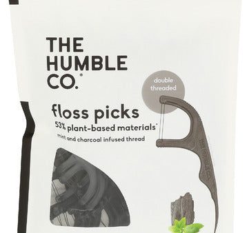 Dental Floss Picks Charcl - 50 PC (case of 4) Online