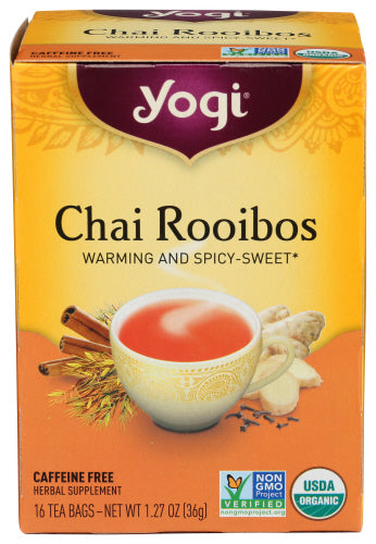 Tea Chai Rooibos Org - 16 BG (case of 6) For Sale