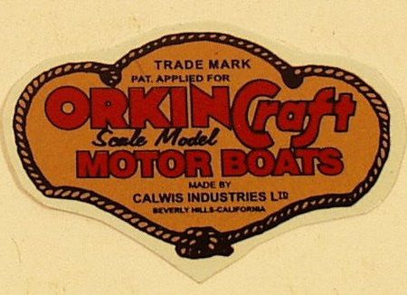 Orkin Craft Motor Boats Decal 1-3 4  Online Hot Sale