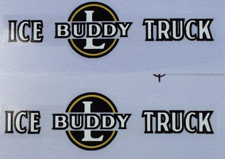 Buddy L Ice Truck Decal Set For Sale