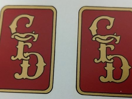 Buddy L fire pumper decal set of 2 Online Sale