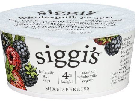 Yogurt 4% Mxd Berries - 4.4 FO (case of 12) Online Hot Sale