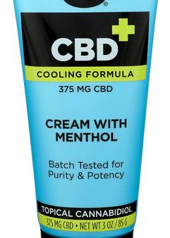 Cream Cbd Mentholated - 3 OZ (case of 1) Sale