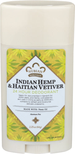 Deodorant Ind Hemp Vetivr - 2.25 OZ (case of 3) Online Hot Sale