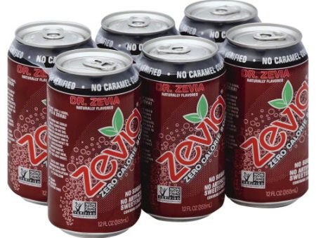 Soda Dr Zevia Diet Natrl 6Pk - 72 FO (case of 4) For Discount