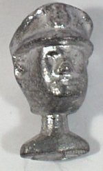 Cast metal policeman driver head Supply