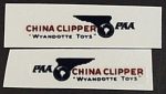 Wyandotte China Clipper Airplane Decal Set Online Sale