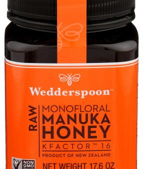 Honey Raw Manuka Kfctr 16 - 17.6 OZ (case of 6) For Cheap