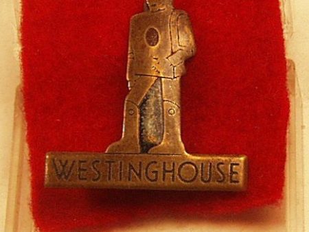 1930 s Westinghouse Brass Pin Hot on Sale