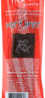 Jerky Mtless Shitake Hot Spc - 1 OZ (case of 24) Hot on Sale