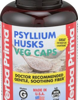 Fiber Psyllium Husks Vg Cap - 180 CP (case of 1) Supply