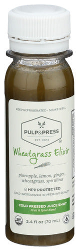 Shot Wellness Wheatgrass - 2.4 FO (case of 12) Online Hot Sale