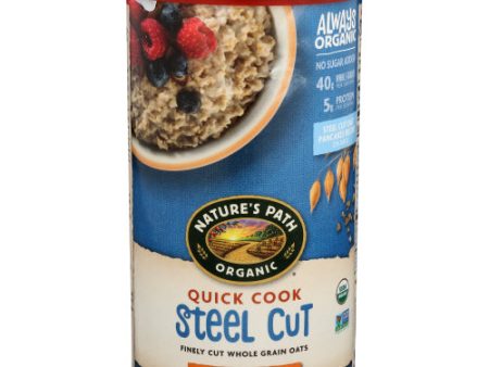 Oatmeal Steel Cut Qck Cook Org - 24 OZ (case of 6) Fashion