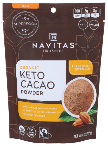 Cacao Powder Keto Org - 8 OZ (case of 6) Online now