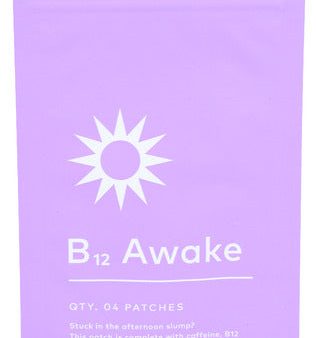 B12 Awake Plnt Patch 4Ct - 0.2 OZ (case of 13) Online Sale