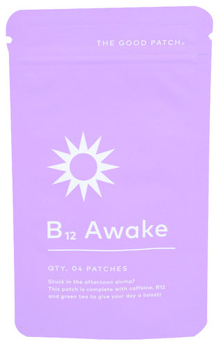 B12 Awake Plnt Patch 4Ct - 0.2 OZ (case of 13) Online Sale