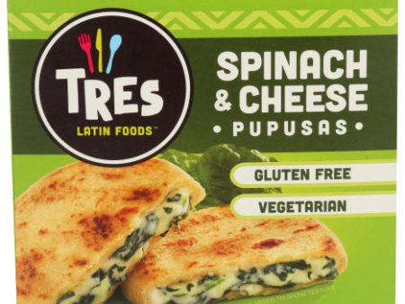 Pupusa Spinach & Cheese - 10 OZ (case of 8) Online Sale