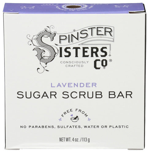 Bar Sugar Scrub Lavender - 4 OZ (case of 1) Sale