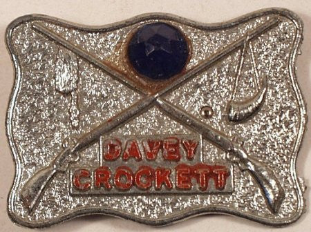 Davey Crockett Metal Pin Online now