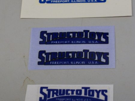 Structo Blue Decals Online now