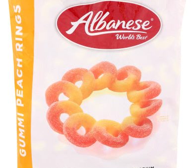 Gummi Peach Rings - 18 LB (Case of 1) For Sale