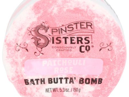 Bath Bomb Rose Patchouli - 5.3 OZ (case of 6) For Discount