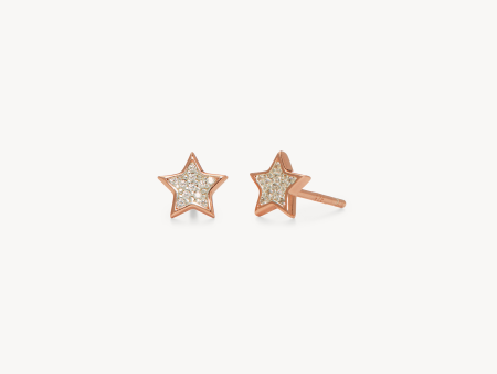 Mini Pavé Star Stud Earrings Supply