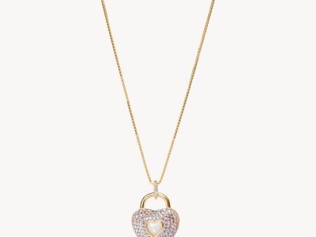 Limited Edition Sparkle Heart Pendant Necklace Online Sale