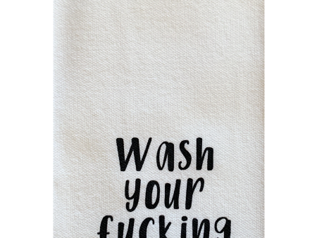 Wash Your Fucking Hands. - Disposable Guest Towels Online