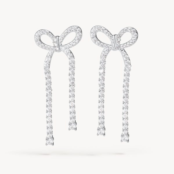 Tennis Bow Statement Earrings Online