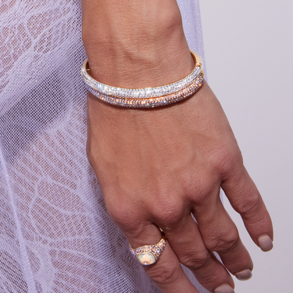 Ballet Slipper Sparkle Cuff Bracelet Online now