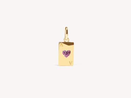 Ace of Hearts Charm For Cheap