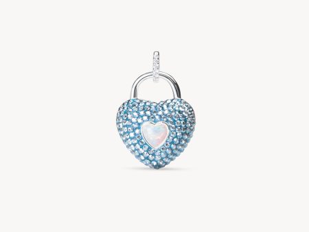 Limited Edition Sparkle Heart Pendant Charm Hot on Sale