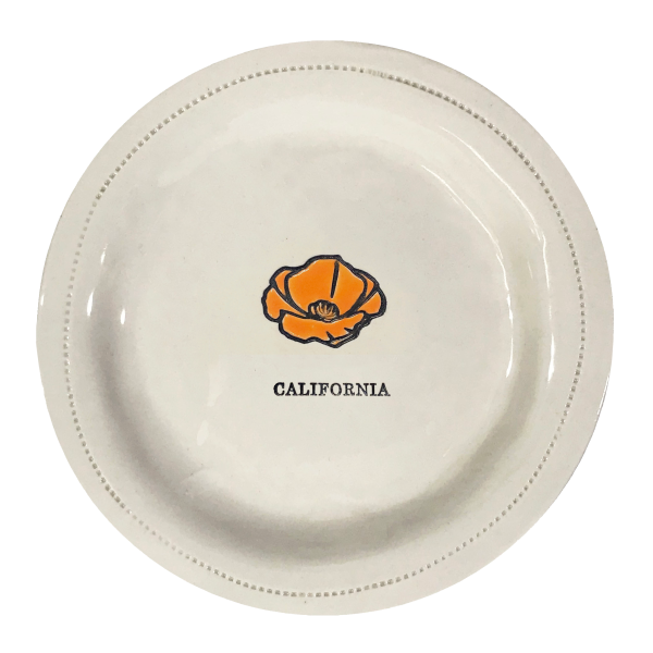 CUSTOM - CALIFORNIA  - 6  porcelain round on Sale