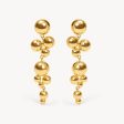 Bubbly Linear Drop Earrings For Discount