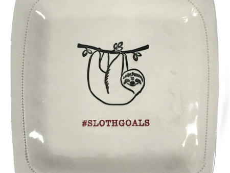 #SlothGoals- 6  x 6  Porcelain Dish Supply