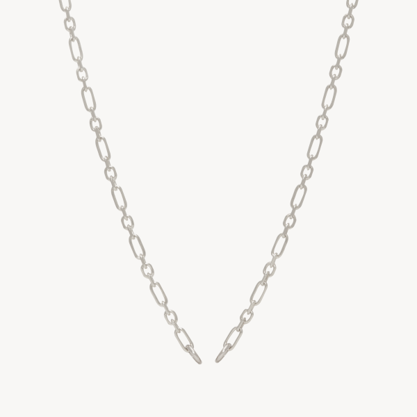 Figaro Charm Chain Necklace — Silver Discount