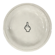 Middle Finger- Porcelain Round Online Sale