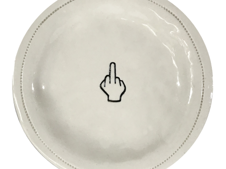 Middle Finger- Porcelain Round Online Sale