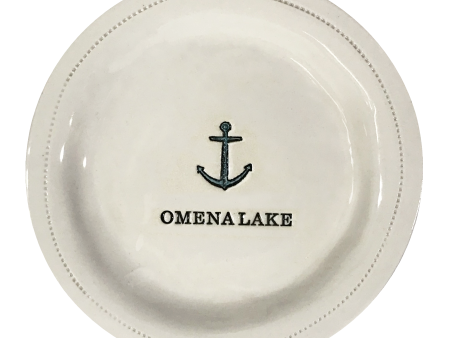 CUSTOM - Omena Lake-Porcelain Round For Sale